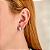 Brinco Argolinha com Micro Zircônias Cravejadas Ródio Semijoia 18k07018 - Imagem 4