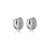 Brinco argolinha zircônia ródio semijoia 18k07015 - Imagem 1