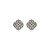 Brinco ponteira Leticia Sarabia cristal prateado 6631 - Imagem 1