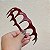 Tiara acrílico Bianca vermelho burgundy 20 146 - Imagem 4