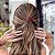 Pente hairpin Bianca m acrílico vermelho 70 048 - Imagem 1