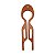 Pente hairpin Bianca g acrílico caramelo 70 049 - Imagem 1