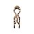 Pente hairpin Bianca m acrílico animal print strass 70 051 - Imagem 1