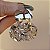 Brinco pressão metal martelado ródio semijoia BR321/49005 - Imagem 3