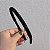 Tiara boleada vidrilho preto - Imagem 3