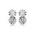 Brinco chapas redondas metal ondulado aço inox - Imagem 1