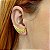 Brinco ear cuff trigo ouro semijoia - Imagem 1