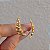 Brinco ear cuff trigo ouro semijoia - Imagem 3