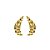 Brinco ear cuff trigo ouro semijoia - Imagem 1