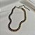 Colar choker pipoca grossa ouro e ródio semijoia CLR 1558 A - Imagem 3