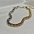 Colar choker pipoca grossa ouro e ródio semijoia CLR 1558 A - Imagem 5