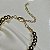 Colar choker esferas ouro e ródio semijoia C966 - Imagem 7