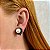 Brinco pressão pérola zircônia black ródio negro semijoia 519009561 - Imagem 1