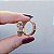 Brinco argolinha cristais coloridos baguetes ouro semijoia E230825 - Imagem 6