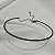Colar aro choker zircônia black ródio negro semijoia 7763 - Imagem 3
