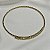 Colar aro choker canutilho metal ouro semijoia 9791 - Imagem 5