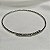 Colar aro choker canutilho metal ródio semijoia 9791 - Imagem 5