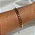 Bracelete canutilho metal ouro semijoia 8548 - Imagem 2