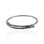 Bracelete canutilho metal ródio semijoia 8548 - Imagem 4