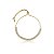 Pulseira gravatinha zircônia baguete ouro semijoia 455 - Imagem 1