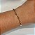 Pulseira gravatinha cristais ródio semijoia 484 - Imagem 2