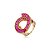 Anel círculo zircônia pink ouro semijoia JZ-240222 - Imagem 1