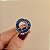 Anel círculo zircônia azul ródio semijoia JZ-240222 - Imagem 5