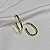 Brinco argola oval metal ouro semijoia - Imagem 5