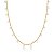 Colar choker cristais ouro semijoia - Imagem 1