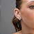 Brinco mini ear cuff zircônia ródio semijoia 24k05063 - Imagem 1
