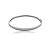 Bracelete liso ródio semijoia SL-230504 - Imagem 1