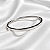 Bracelete Liso Ródio Semijoia SL-230504 - Imagem 1
