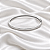 Bracelete Liso Ródio Semijoia SL-230504 - Imagem 3
