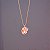 Colar Leticia Sarabia oval cristal light peach 9103 - Imagem 4
