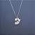 Colar Leticia Sarabia oval cristal prateado 9103 - Imagem 4