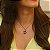 Colar Leticia Sarabia oval cristal azul montana 9103 - Imagem 2