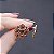 Brinco ponteira Leticia Sarabia g cristal marrom escuro smoked 4515 - Imagem 4