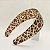 Tiara acrílico Bianca abaulada animal print 20 023 - Imagem 3