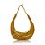 Colar Design Natural algodão mostarda CO 1341 - Imagem 1