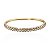 Bracelete zircônias baguetes ouro semijoia GP 213 - Imagem 1