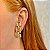 Brinco Claudia Arbex corrente ouro vintage - Imagem 4