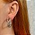 Brinco Claudia Arbex argola prata vintage - Imagem 2