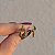 Brinco Claudia Arbex ouro vintage - Imagem 4