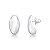 Brinco ear hook ródio semijoia - Imagem 1