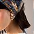 Brinco ear jacket esferas ouro fosco semijoia - Imagem 2