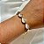 Pulseira gota olho de gato ouro semijoia PU 1136 - Imagem 2