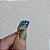 Anel Ayla pedra natural quartzo azul anil ouro semijoia - Imagem 5