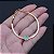 Pulseira oval cristal fusion turmalina ouro semijoia - Imagem 2