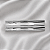 Presilha de Cabelo Retangular em Metal Prateado com Frisos – 8,5 cm - Imagem 1