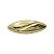 Presilha ondulada metal dourado 30668 - Imagem 1